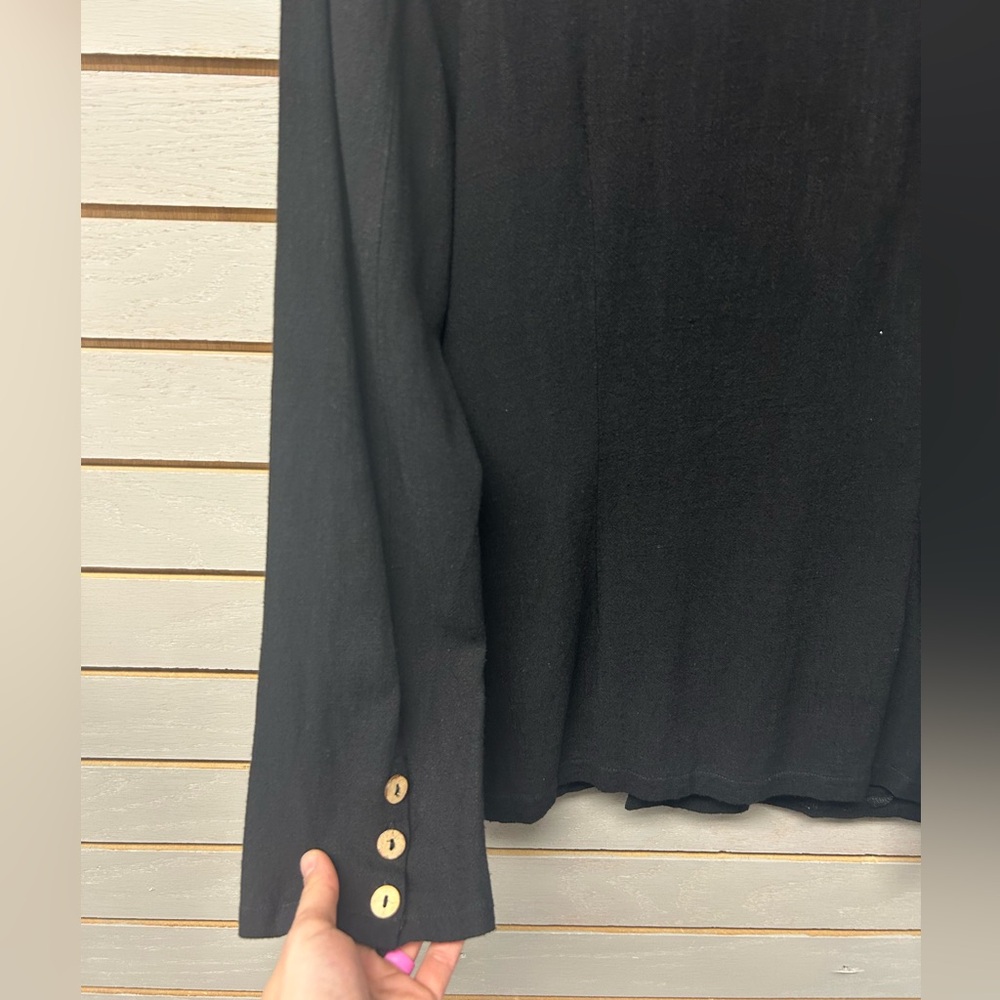 Elegant Black Women's Suit Jacket - Picture 6 of 6